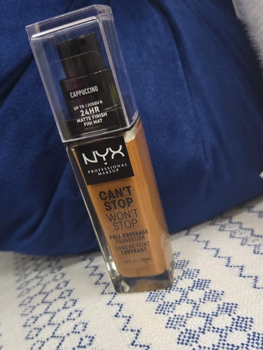 NYX Can't Stop Won't Stop Foundation — Cappuccino (Warm Brown)